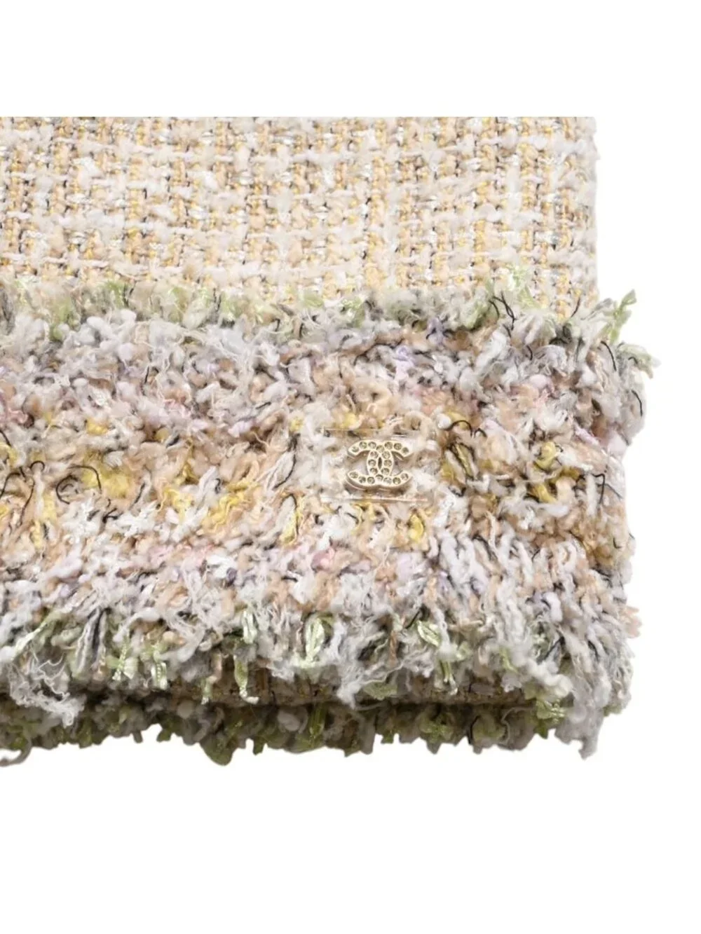Chanel Set Tweed Jacket Inner Multicolor